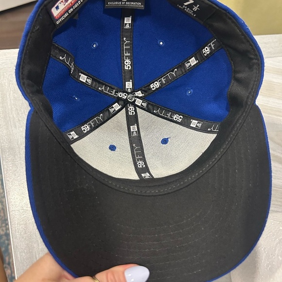 New Era KC Royals Blue 59FIFTY Cap - Picture 6 of 7